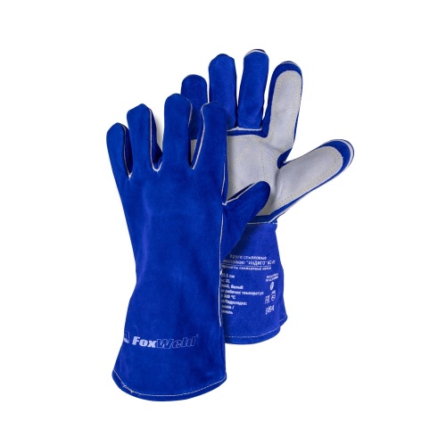 Краги спилковые термостойкие FOXWELD ИНДИГО КС-01 купить в Москве с доставкой по всей России | ProtosMarket.ru