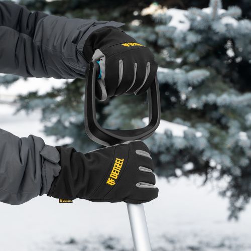 Перчатки универсальные, двойные, работа с сенсорным экраном, размер 10 Denzel купить в Москве с доставкой по всей России | ProtosMarket.ru