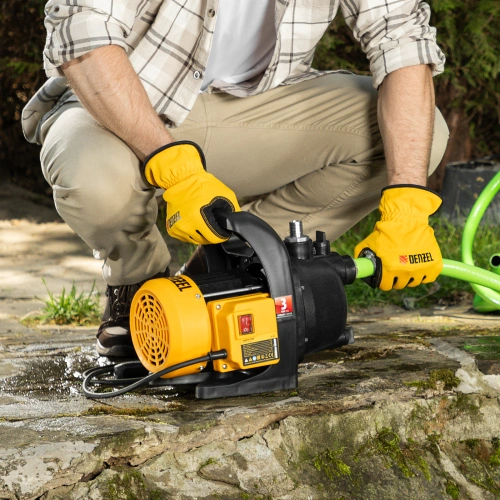 Садовый поверхностный насос GPL600, 600 Вт, 3000 л/ч, подъем 35 м, пластик Denzel купить в Москве с доставкой по всей России | ProtosMarket.ru