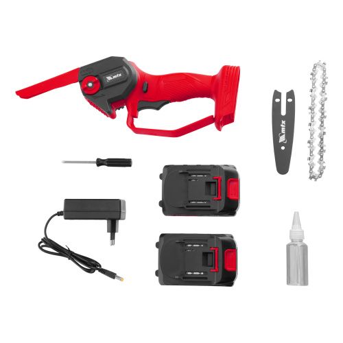 Цепная мини-пила аккумуляторная, MCS-100, шина 100 мм, Li-Ion, 20 В MTX купить в Москве с доставкой по всей России | ProtosMarket.ru