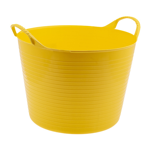 Ведро гибкое сверхпрочное, 40 л, желтое, Сибртех купить в Москве с доставкой по всей России | ProtosMarket.ru
