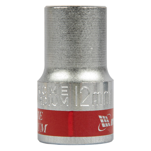 Головка торцевая, 12 мм, шестигранная, CrV, под квадрат 1/2, хромированная Matrix купить в Москве с доставкой по всей России | ProtosMarket.ru