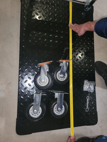 Тележка платформенная 950 кг TOR PH950 (1100х650) со складной ручкой (резиновые колеса 150 мм) купить в Москве с доставкой по всей России | ProtosMarket.ru