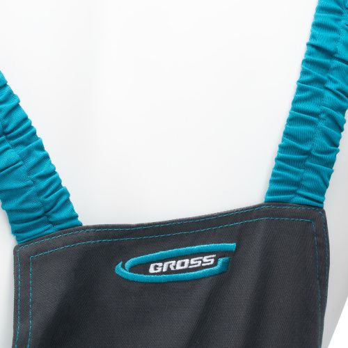 Полукомбинезон профессиональный рабочий, 97% хлопок 3% спандекс, XXL Gross купить в Москве с доставкой по всей России | ProtosMarket.ru