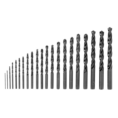 Набор сверл по металлу, 1-10 мм, (через 0.5 мм +3.2 и 4.8 мм) HSS 21 шт, металлический бокс, цилиндрический хвостовик Sparta купить в Москве с доставкой по всей России | ProtosMarket.ru