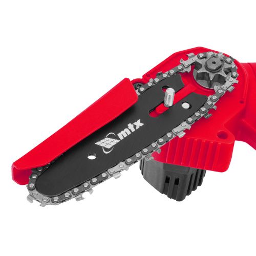 Цепная мини-пила аккумуляторная, MCS-100, шина 100 мм, Li-Ion, 20 В MTX купить в Москве с доставкой по всей России | ProtosMarket.ru