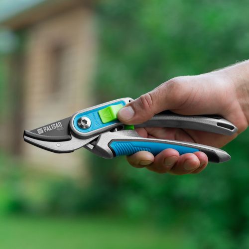 Секатор с наковальней, 215 мм, регулировка захвата, трехкомпонентные рукоятки, LUXE Palisad купить в Москве с доставкой по всей России | ProtosMarket.ru