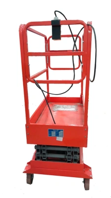 Подъемник ножничный передвижной 240 кг 3/5 м TOR GTJY DC аккумуляторный по ценам производителя в Москве с доставкой по всей России