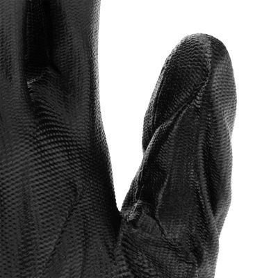 Перчатки полиэфирные с черным нитрильным покрытием маслобензостойкие, L, 15 класс вязки Stels купить в Москве с доставкой по всей России | ProtosMarket.ru