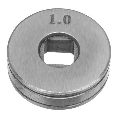 Подающий ролик, V профиль под стальную проволоку 0,8-1мм, посадка квадрат, 2 шт Denzel купить в Москве с доставкой по всей России | ProtosMarket.ru