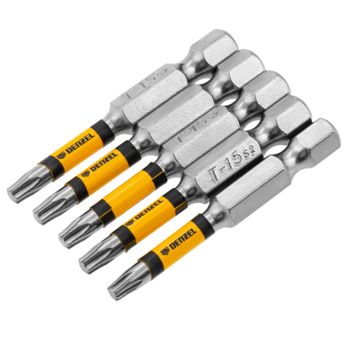 Бита T15x50, 5 шт. Denzel купить в Москве с доставкой по всей России | ProtosMarket.ru