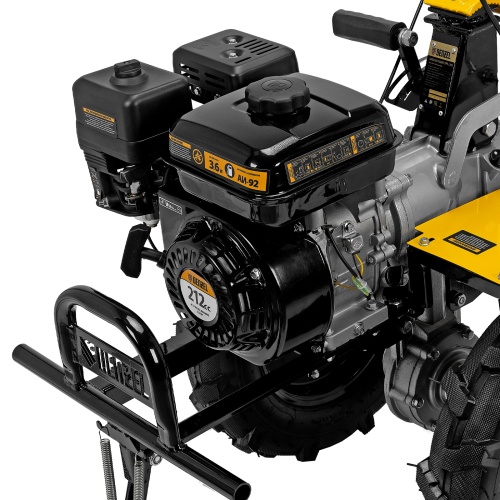 Мотоблок DPT-370X, 7 л.с, дисковое сцепление, ширина 90 см, глубина 35 см, фрез 3 х 4, ВОМ, передачи 3В/1Н Denzel купить в Москве с доставкой по всей России | ProtosMarket.ru