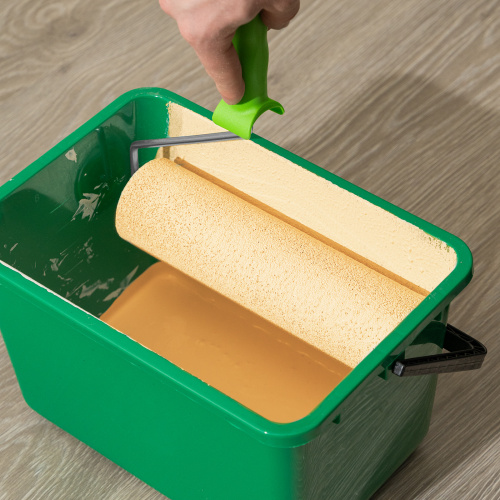 Валик "Поролон" с ручкой, 250 мм, D 48 мм, D ручки 6 мм Сибртех купить в Москве с доставкой по всей России | ProtosMarket.ru