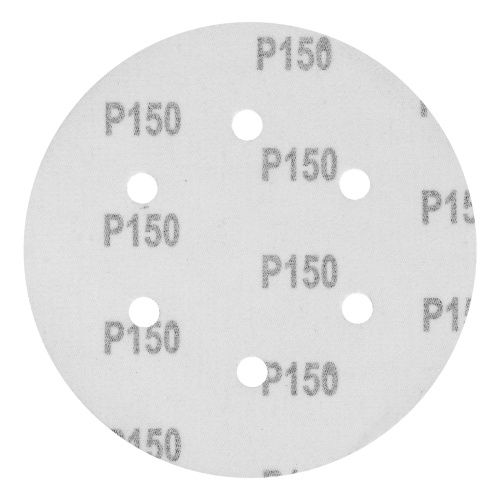 Круг абразивный на ворсовой подложке под "липучку", перфорированный, P 150, 150 мм, 5 шт Matrix купить в Москве с доставкой по всей России | ProtosMarket.ru