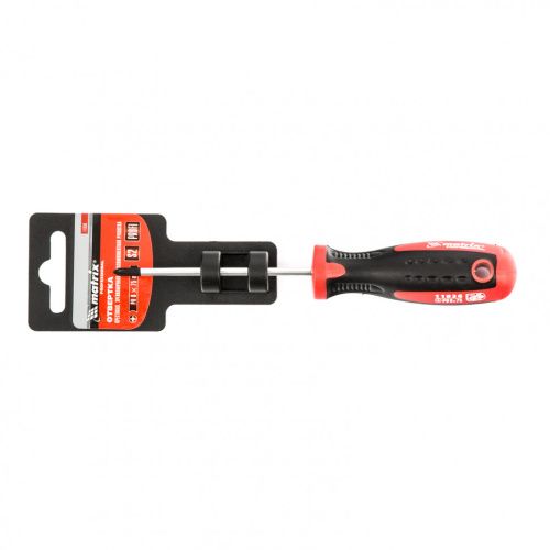 Отвертка Profi, PH0 х 75 мм, S2, двухкомпонентная рукоятка Matrix купить в Москве с доставкой по всей России | ProtosMarket.ru