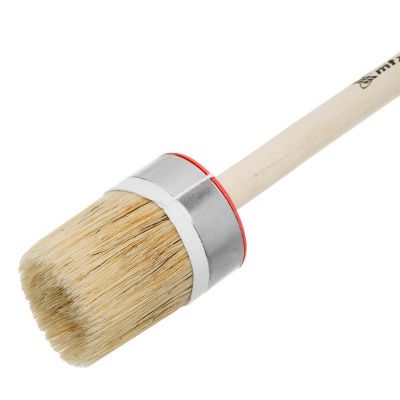 Кисть круглая, Профи №14 (50 мм) натуральная щетина, деревянная ручка MTX купить в Москве с доставкой по всей России | ProtosMarket.ru