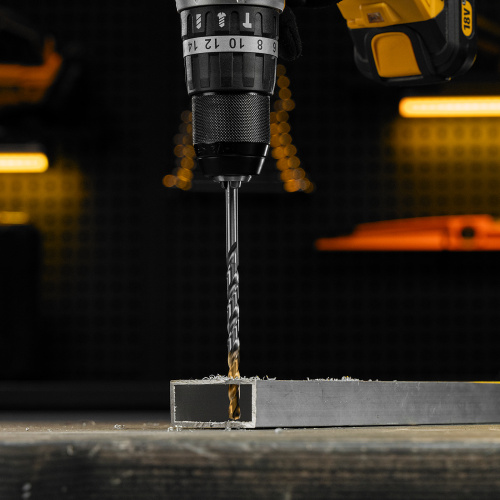 Сверло спиральное по металлу 6,5 х 148 мм, Р6М5, Golden Tip, удлиненное Denzel купить в Москве с доставкой по всей России | ProtosMarket.ru