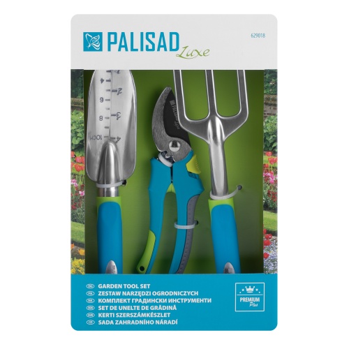 Набор садового инструмента с секатором, алюминиевый цельнолитой, 3 предмета, LUXE Palisad купить в Москве с доставкой по всей России | ProtosMarket.ru