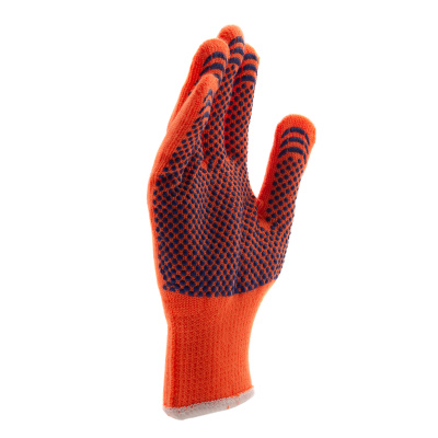 Перчатки полиакрилонитрильные плюшевого переплет, ПВХ "Точка", 10 кл, 58 гр Сибртех купить в Москве с доставкой по всей России | ProtosMarket.ru