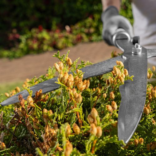 Кусторез, 650 мм, волнистые лезвия, деревянные рукоятки, Горизонт, купить в Москве с доставкой по всей России | ProtosMarket.ru