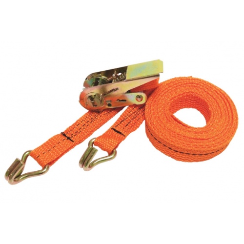 Ремень стяжной  5 / 10 тн, РС 25 м x 75 мм, полиэстер, с крюками, храповиком | СибТаль купить в Москве с доставкой по всей России | ProtosMarket.ru
