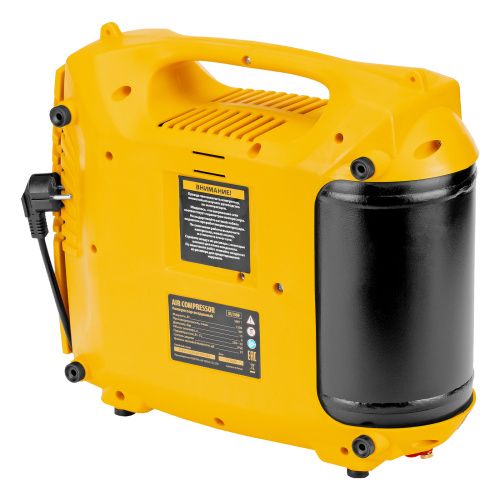 Компрессор воздушный DL1300, 10 бар, 1,3 кВт 180 л/мин 5 л, с набором аксессуаров Denzel купить в Москве с доставкой по всей России | ProtosMarket.ru