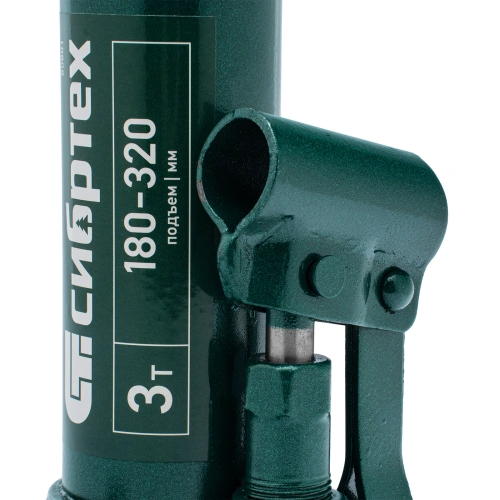 Домкрат гидравлический бутылочный, 3 т, 180-320 мм, в пласт. кейсе Сибртех купить в Москве с доставкой по всей России | ProtosMarket.ru