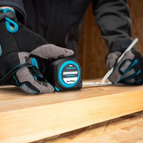 Рулетка Komfortabel 3 м х 19 мм,обрезиненный корпус Gross купить в Москве с доставкой по всей России | ProtosMarket.ru