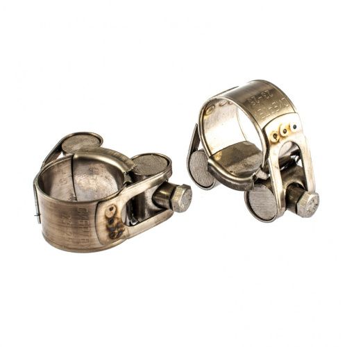 Хомуты металлические, силовые 23-25 мм, ширина 18 мм, шарнирный, W4, 2 шт Сибртех купить в Москве с доставкой по всей России | ProtosMarket.ru