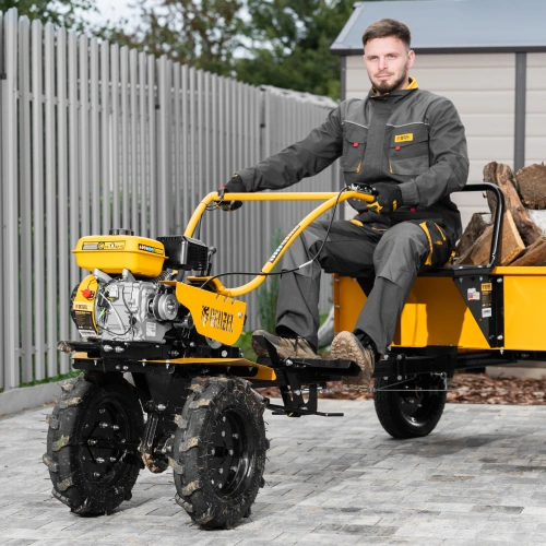 Мотоблок DPT-370S, 7 л.с., ремен.сцеп, фрез 3х4, ШОМ, передачи 3В/1Н Denzel по ценам производителя в Москве с доставкой по всей России