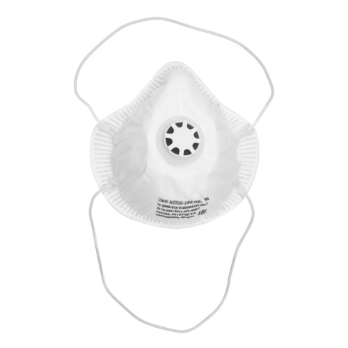 Полумаска фильтрующая формованная, модель "Исток", с клапаном выдоха, FFP2 NR купить в Москве с доставкой по всей России | ProtosMarket.ru
