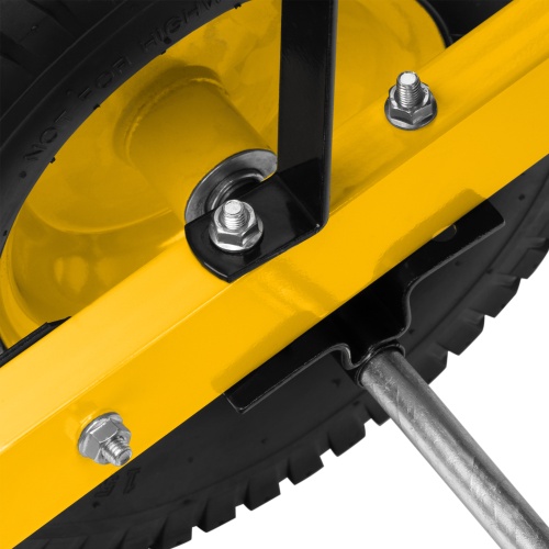 Тачка строительная, усиленная, объем 140 л, 250 кг, двухколесная, колесо 15х6.00-6// Denzel купить в Москве с доставкой по всей России | ProtosMarket.ru