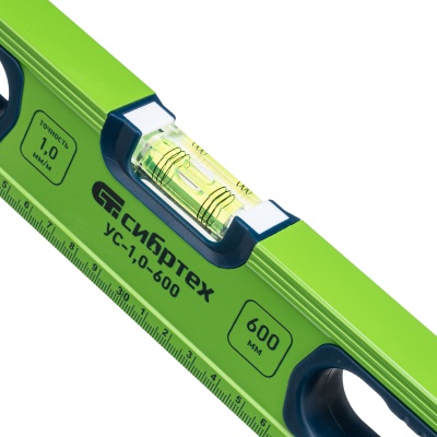 Уровень алюминиевый УС-1, 0-600, фрезерованный, 3 глазка, рукоятки, 600 мм Сибртех купить в Москве с доставкой по всей России | ProtosMarket.ru