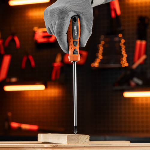 Отвертка "Point", PH2 х 150 мм, CrV, двухкомпонентная рукоятка Sparta купить в Москве с доставкой по всей России | ProtosMarket.ru