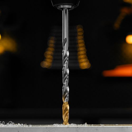Сверло спиральное по металлу 8,5 х 165 мм, Р6М5, Golden Tip, удлиненное Denzel купить в Москве с доставкой по всей России | ProtosMarket.ru