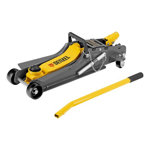 Домкрат гидравлический подкатной с фиксатором, 2,5 т, 85-385 мм Denzel купить в Москве с доставкой по всей России | ProtosMarket.ru