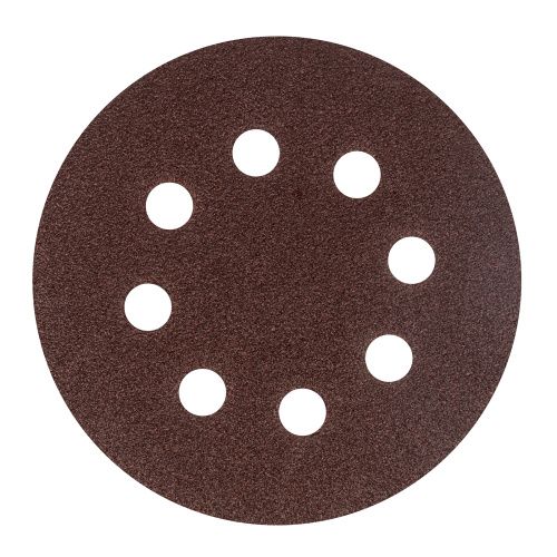 Круг абразивный на ворсовой подложке под "липучку", перфорированный, P 60, 125 мм, 5 шт Сибртех купить в Москве с доставкой по всей России | ProtosMarket.ru
