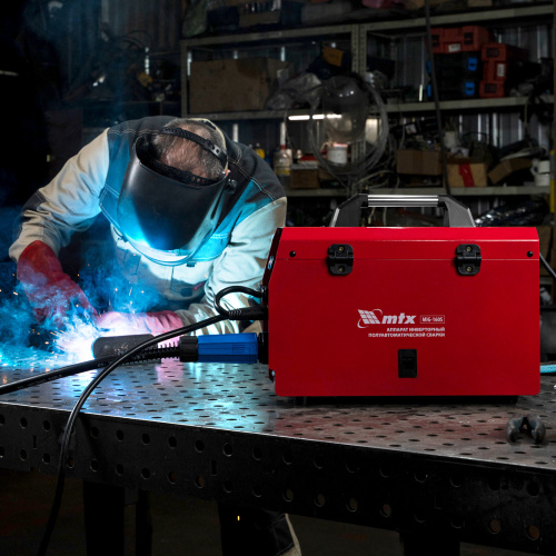 Аппарат инвертор. полуавтомат. cварки MIG-160S, 160A, ПВ 60%, катушка 5 кг MTX купить в Москве с доставкой по всей России | ProtosMarket.ru