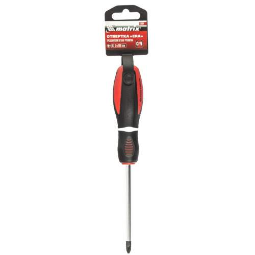Отвертка "Era", PZ2 x 100 мм, CrV, трехкомпонентная рукоятка Matrix купить в Москве с доставкой по всей России | ProtosMarket.ru