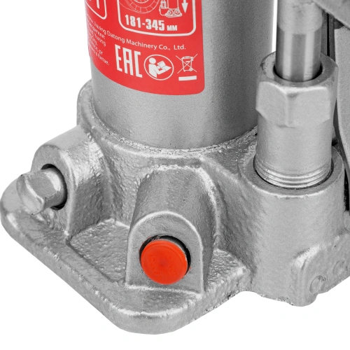 Домкрат гидравлический бутылочный, 2 т, высота подъема 181-345 мм, в пластиковый кейсе Matrix купить в Москве с доставкой по всей России | ProtosMarket.ru