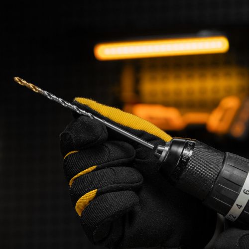 Сверло спиральное по металлу 4,5 х 126 мм, Р6М5, Golden Tip, удлиненное Denzel купить в Москве с доставкой по всей России | ProtosMarket.ru