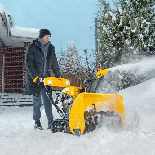 Бензиновая снегоуборочная машина SBL 711DT PRO, 420cc, гусеницы, эл.старт, блок. дифф. Denzel купить в Москве с доставкой по всей России | ProtosMarket.ru