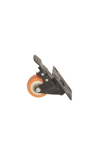 Колесо мебельное поворотное SCzb 25 50 мм с тормозом купить в Москве с доставкой по всей России | ProtosMarket.ru