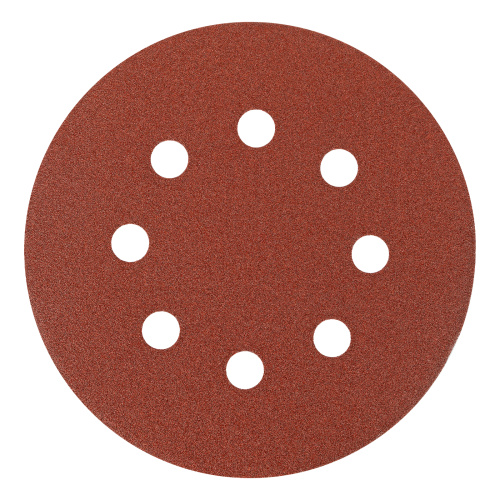 Круг абразивный на ворсовой подложке под "липучку", перфорированный, P 150, 125 мм, 5 шт Matrix купить в Москве с доставкой по всей России | ProtosMarket.ru