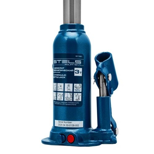 Домкрат гидравлический бутылочный, 3 т, h подъема 188-363 мм Stels купить в Москве с доставкой по всей России | ProtosMarket.ru