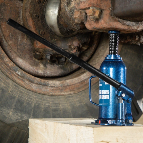 Домкрат гидравлический бутылочный, 12 т, h подъема 227-457 мм Stels купить в Москве с доставкой по всей России | ProtosMarket.ru