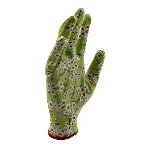 Перчатки садовые из полиэстера с нитрильным обливом, MIX цветов, M Palisad купить в Москве с доставкой по всей России | ProtosMarket.ru