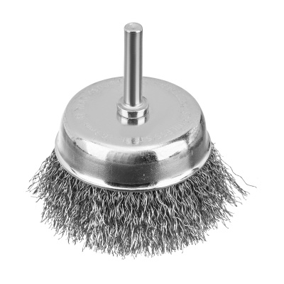 Набор щеток для дрели, 2 Плоские 50-75мм, 3 Чашки 25-50-75мм, шпилька,  нерж.вит. проволока Denzel купить в Москве с доставкой по всей России | ProtosMarket.ru