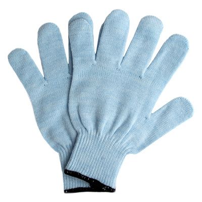 Перчатки трикотажные, акрил, цвет зенит, оверлок Сибртех купить в Москве с доставкой по всей России | ProtosMarket.ru