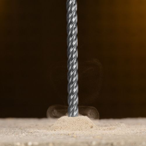 Бур по бетону, цельная крестовая пластина, 8x265 мм, SDS PLUS Denzel купить в Москве с доставкой по всей России | ProtosMarket.ru